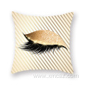 Gold sliver foil customized cushion covers